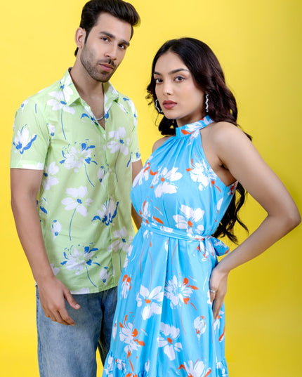 Blue Lily Cross Twinning