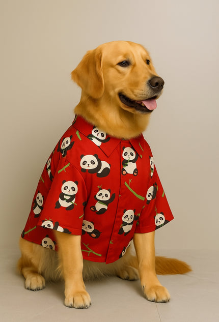RED PANDA DOG SHIRT