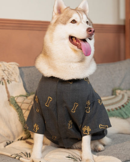 DESI DENIM DOG KURTA- GREY