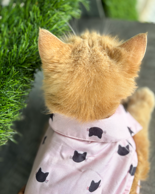 PURFECT PINK CAT SHIRT