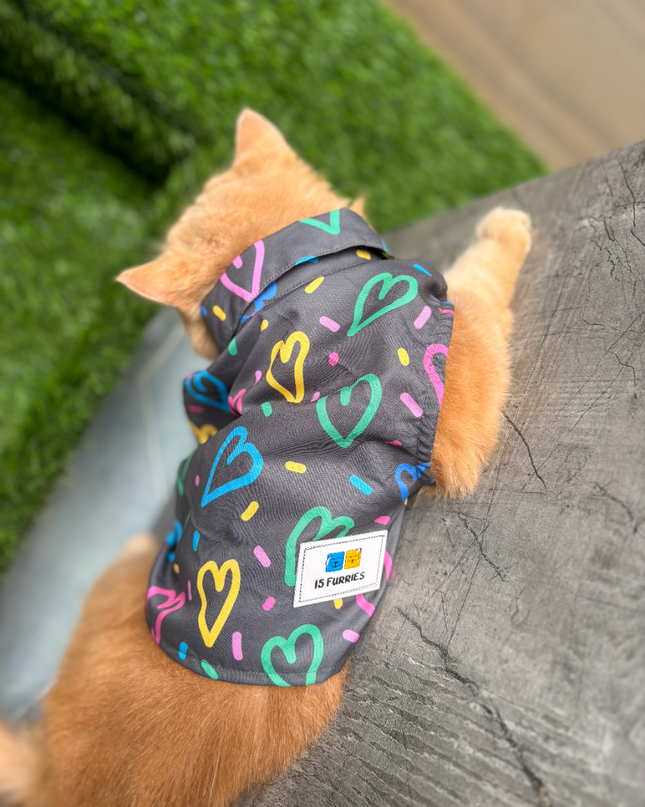 HEART BUZZ CAT SHIRT