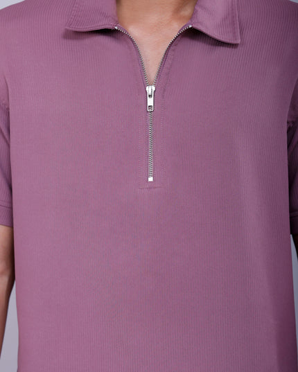 Mauve Polo Unisex Co-Ord Duo