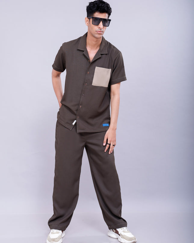 Olive Camo Co-ord Men Pants