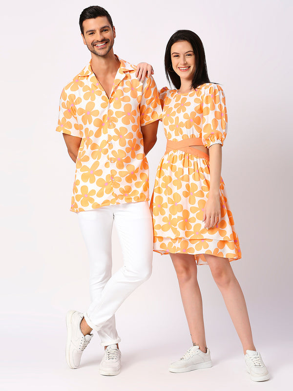 Orange Blossom Couple