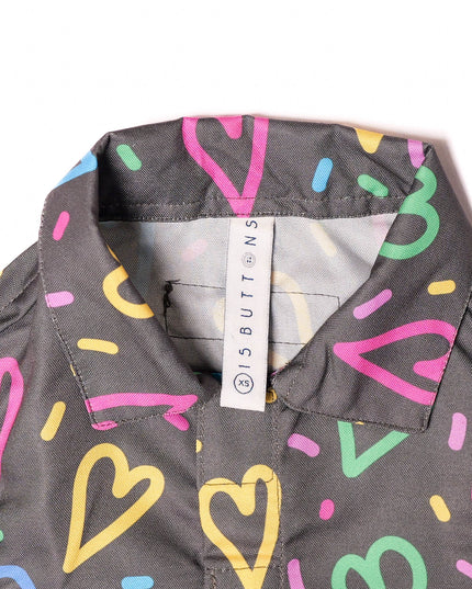 HEART BUZZ CAT SHIRT