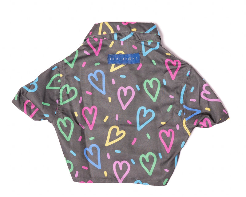 HEART BUZZ CAT SHIRT