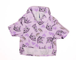 PURPLE MEOW CAT SHIRT