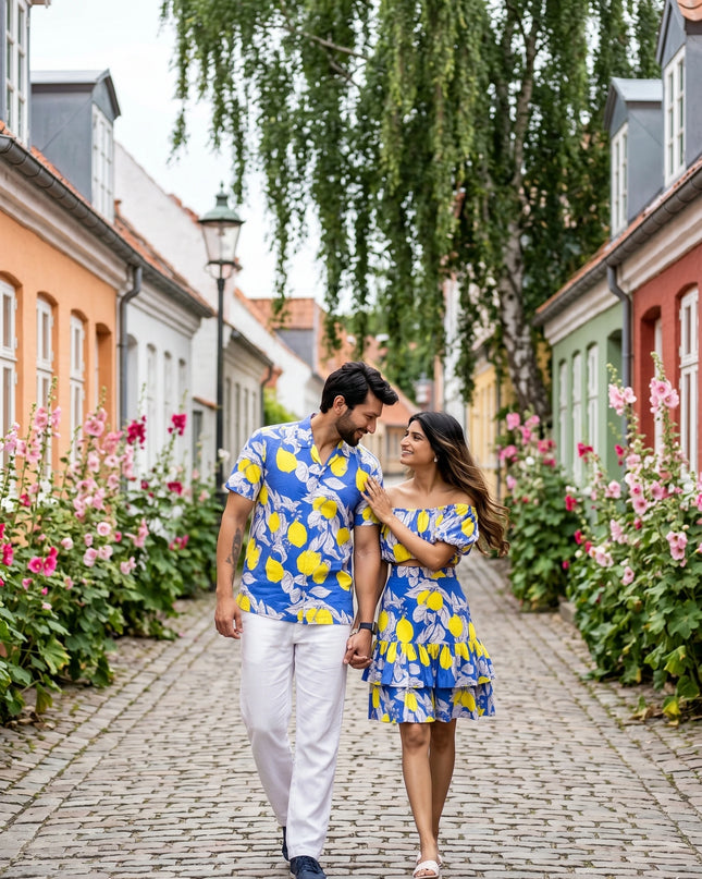 Santorini Couple