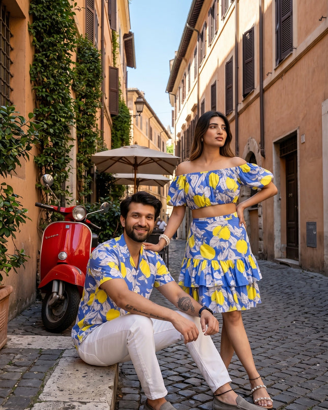 Santorini Couple