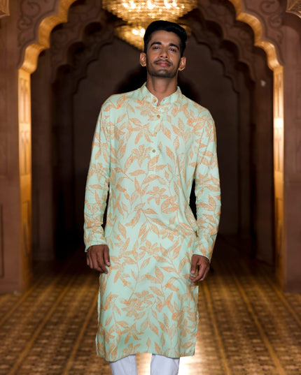 PISTACHIO FLORAL FESTIVE MEN