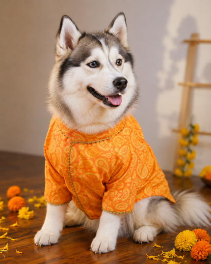 KESARIYA DOG KURTA