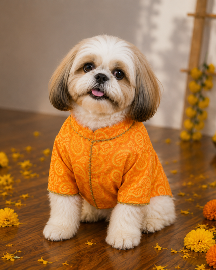 KESARIYA DOG KURTA