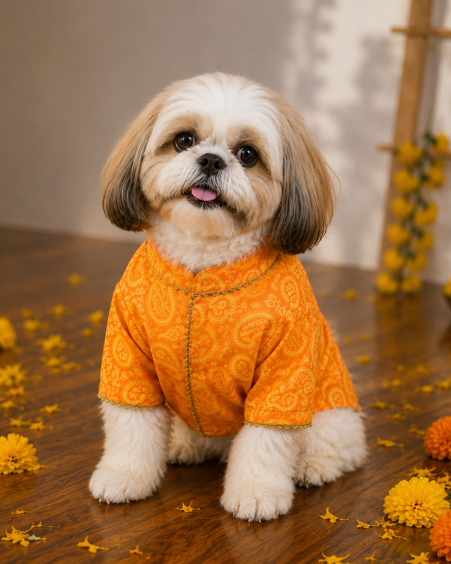 KESARIYA DOG KURTA