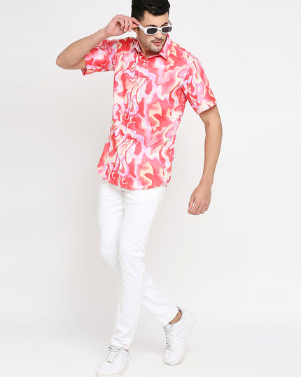 Pink Fluid Art Shirt