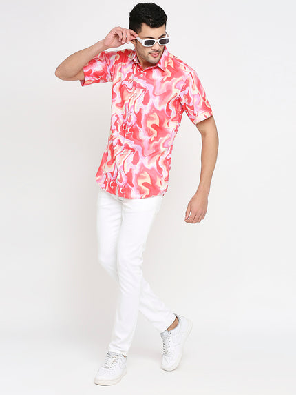 Pink Fluid Art Shirt