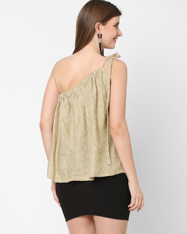 Linen One Shoulder