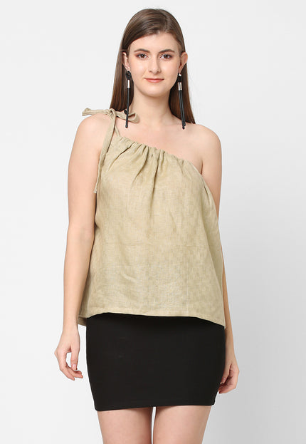 Linen One Shoulder