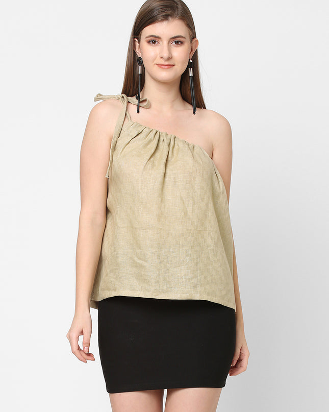 Linen One Shoulder