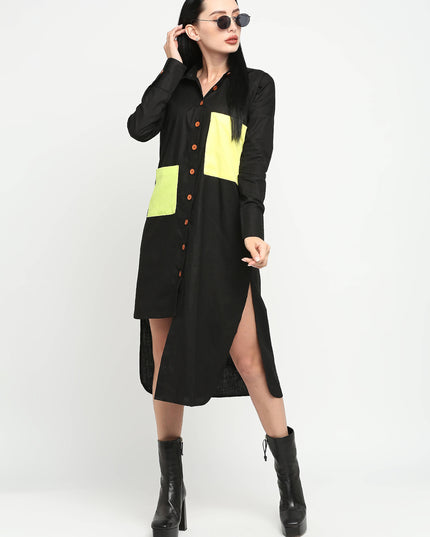 LITT Black Shirt Dress