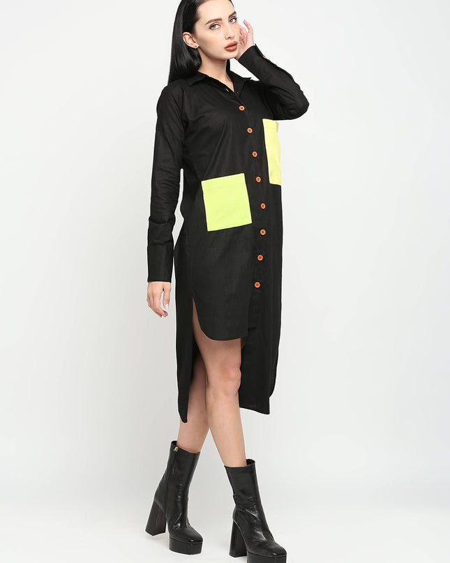 LITT Black Shirt Dress