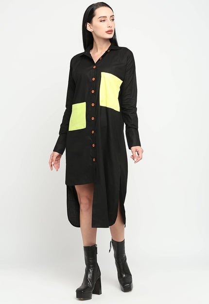 LITT Black Shirt Dress