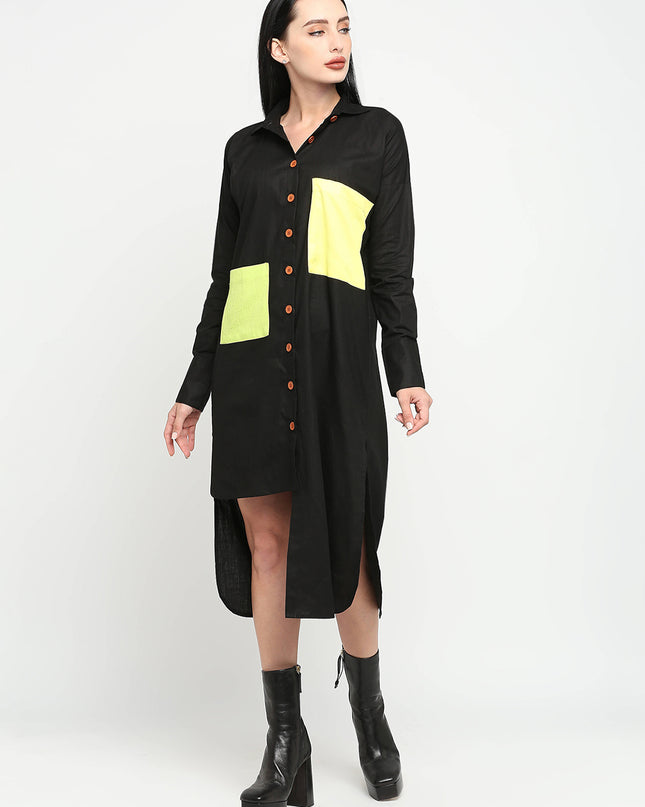 LITT Black Shirt Dress