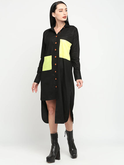 LITT Black Shirt Dress