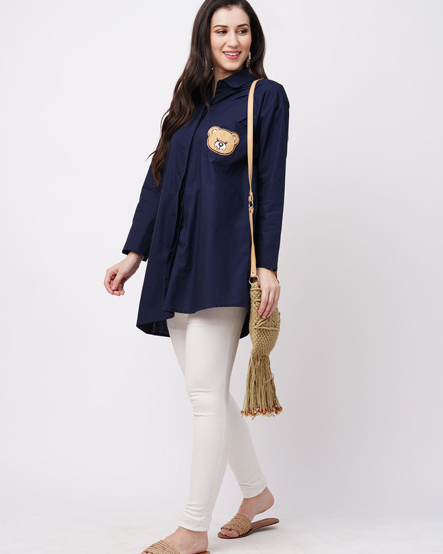 Teddy Shirt Dress