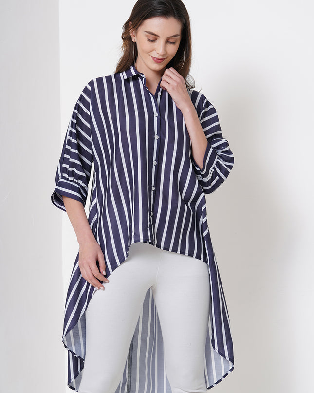 Kaftan Striped Shirt